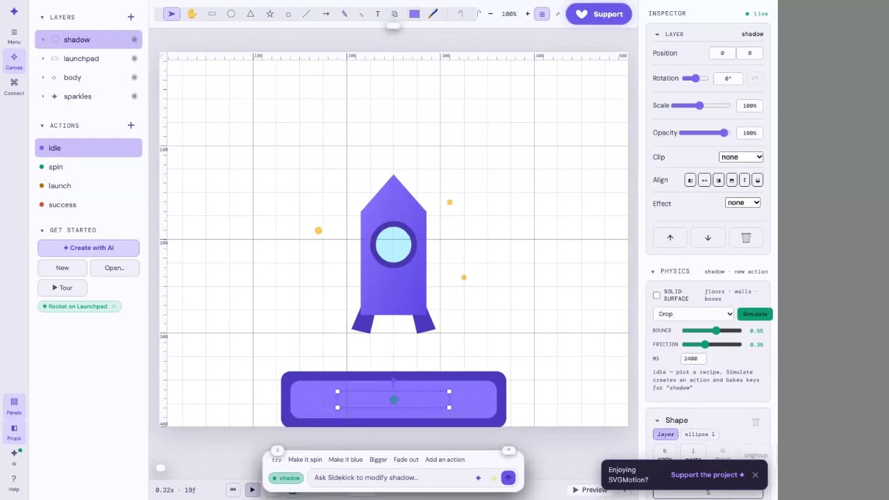 Vector Editor tutorial