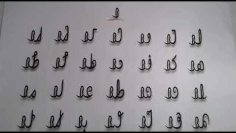 Learn Rohingya mother language Alphabets