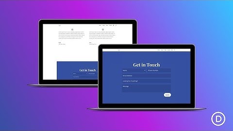How to Create a Responsive Fullscreen Contact Form Section with a Zoom In Scroll