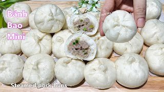 Dù Là Người Mới Học Làm Cũng Làm Thành Công BÁNH BAO Ngon Kiểu Này Steamed pork buns