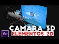 Camara 3D After Effects | Elementos 2D en 3D | VideoLyrics 3D