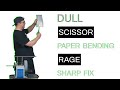 How to Sharpen Scissors on Tormek T8: Learning with Mistakes and Success