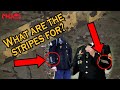 What are the stripes on the sleeves of the Army dress uniform