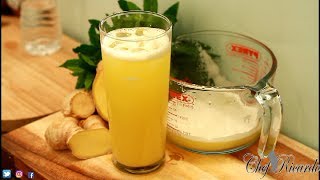 Pineapple Juice Amazing Healthy Benefits With Ginger Lemon And Honey | Recipes By Chef Ricardo