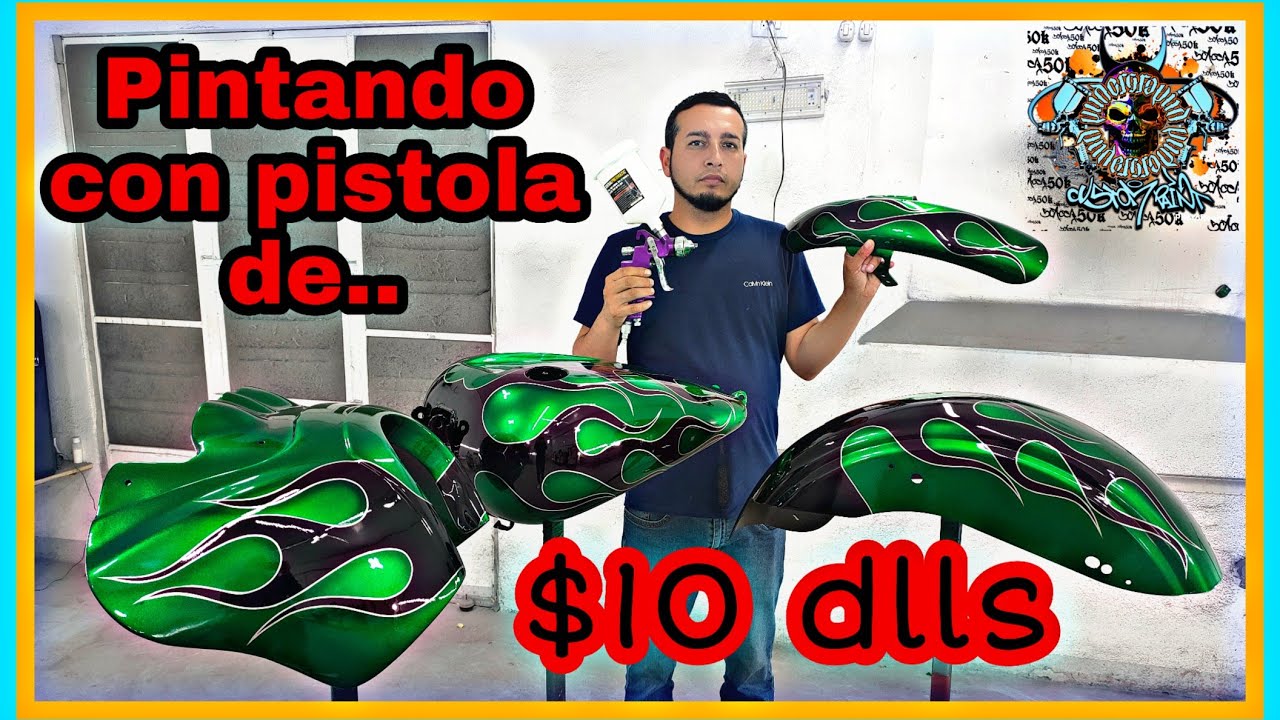 pinta como un profesional con pistola de $10 dlls (no digo que yo sea uno)