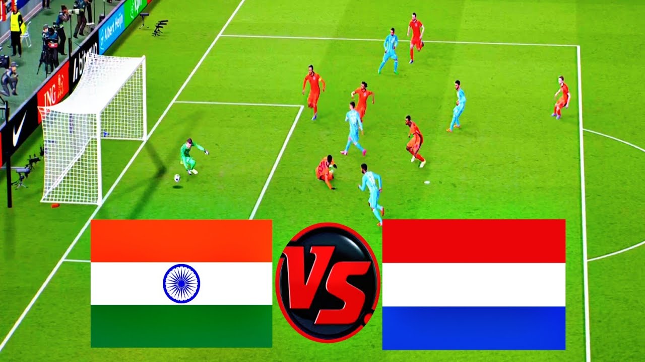 🇮🇳 INDIA vs NETHERLANDS 🇳🇱 | 18 Feb 2026 - International Football Match | eFootball 4K Gameplay 