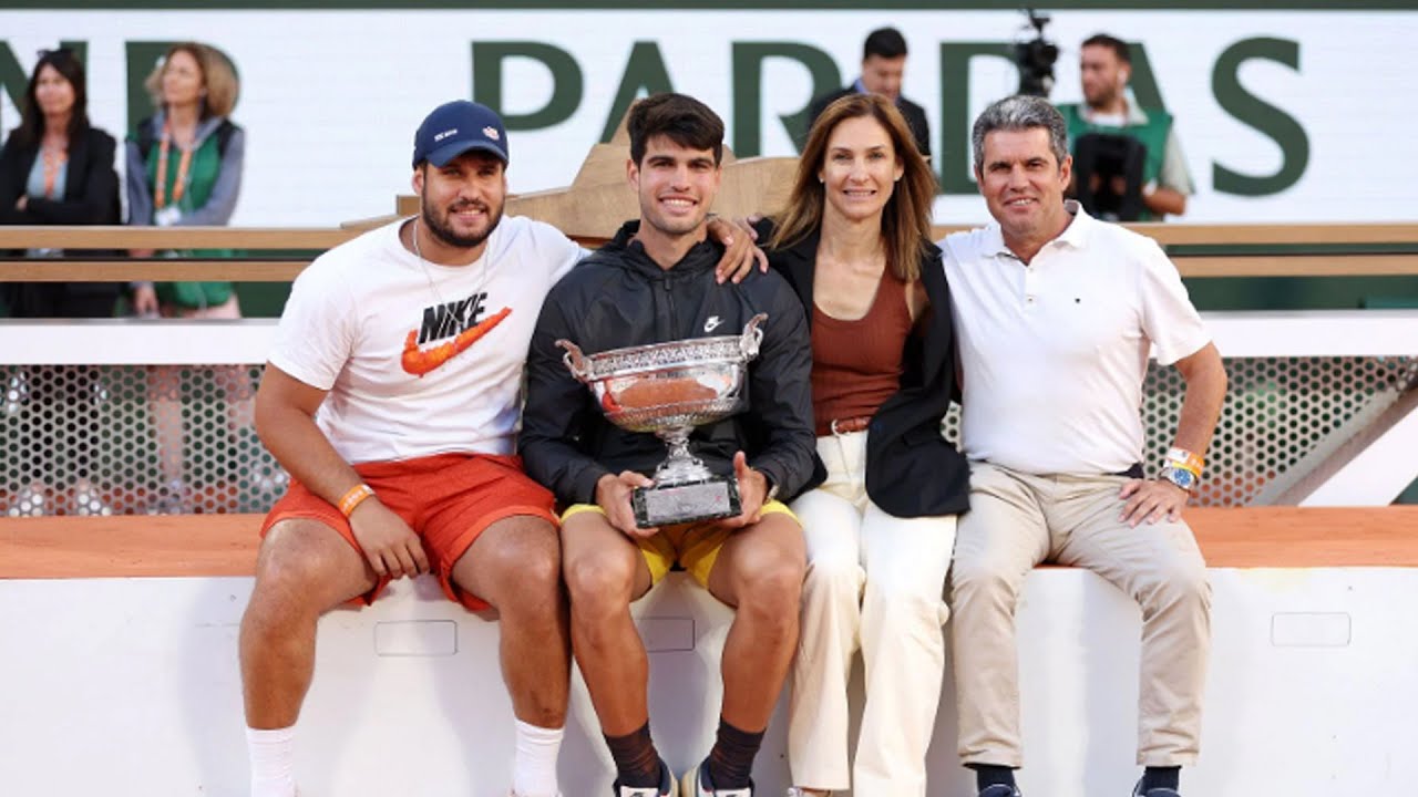 Carlos Alcaraz's mum absent from Wimbledon but dad and brother make trip