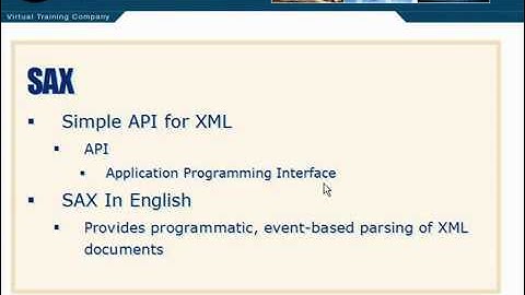 XML Tutorial   64 XML Processing SAX