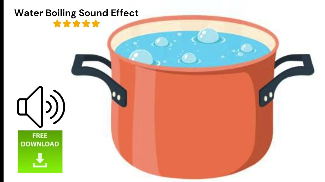 Water Boiling Sound Effect | No Copyright Boiling Sound Effect