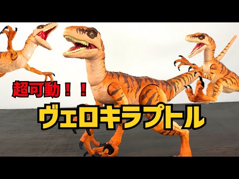 ジュラシックパークアンバーコレクションラプトル Too Real Dinosaur Figure! Jurassic World Amber Collection