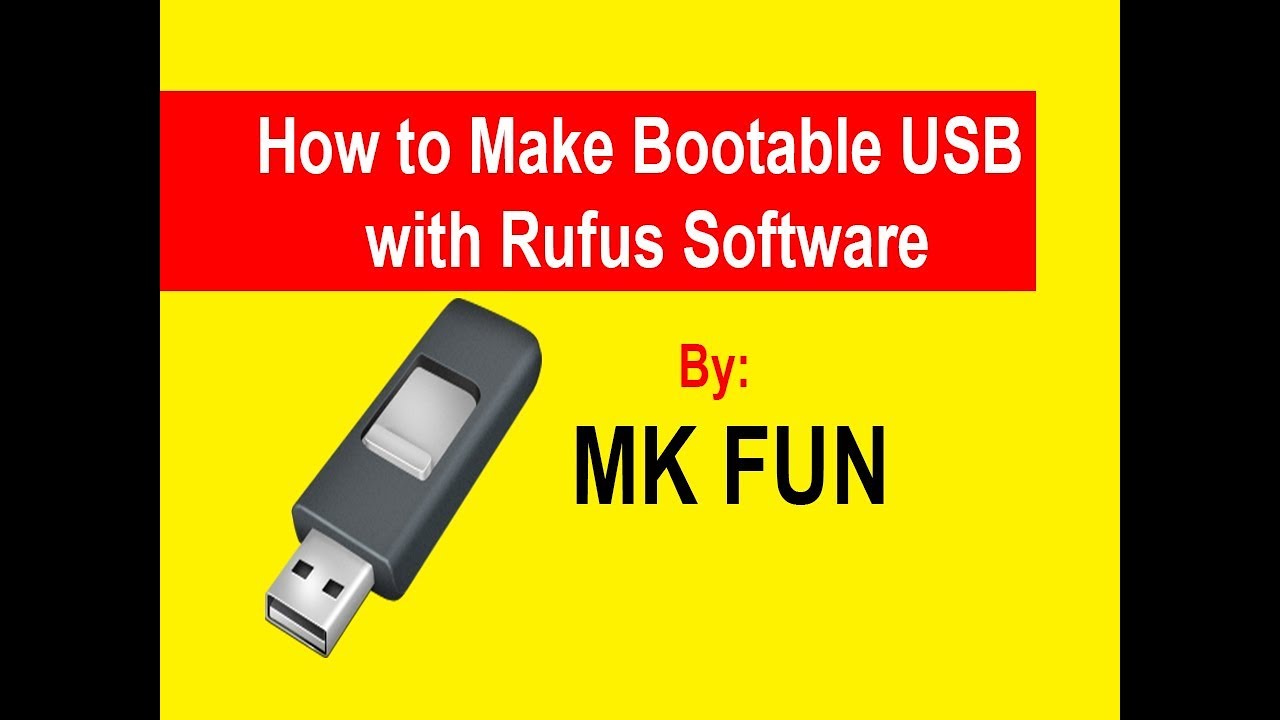 how to make bootable usb windows 7/8/8.1/10 in PASHTO - YouTube