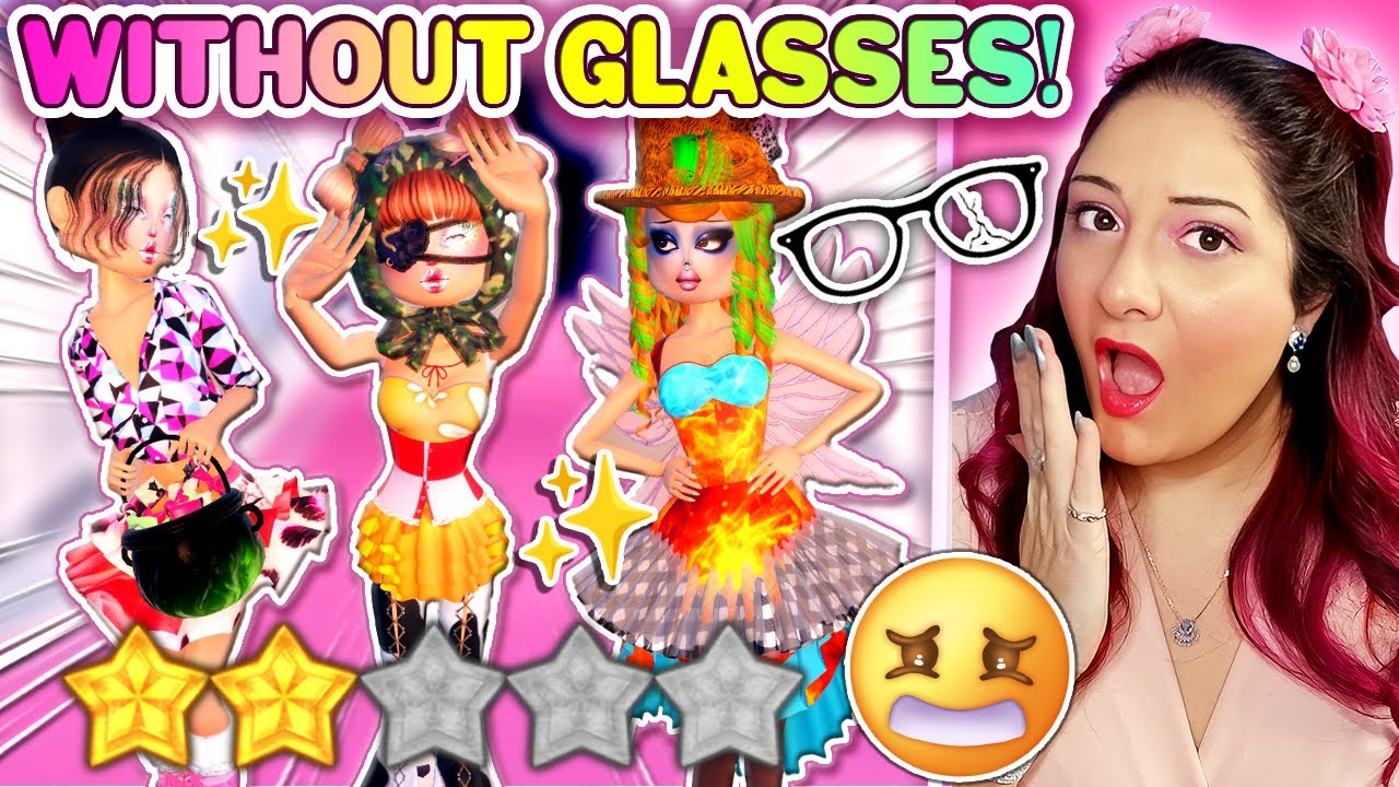 PLAYING DRESS TO IMPRESS WITHOUT MY GLASSES!
