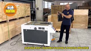 Finally! A Machine That Folds Hoodies Perfectly | RDS-1 Semi-Automatic Folding Machine