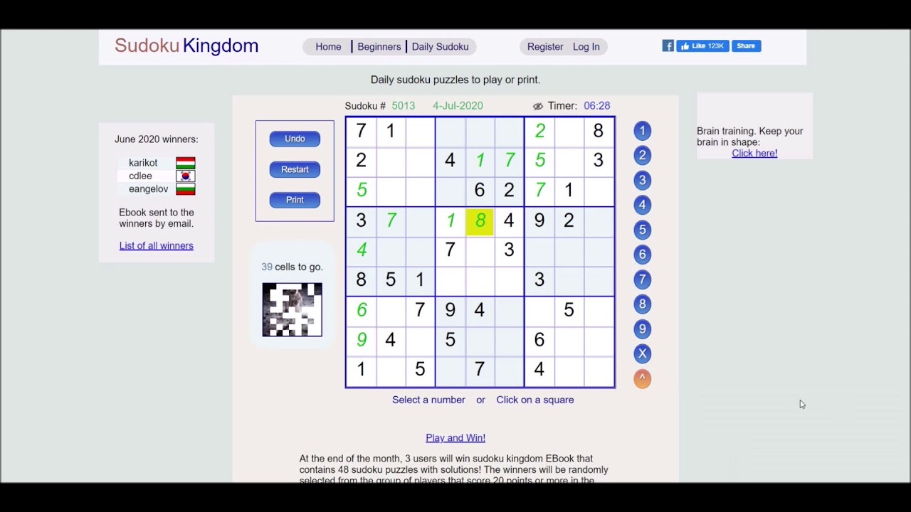 Sudoku 07 04 20 Medi No Copyright Morning Mandolin YouTube