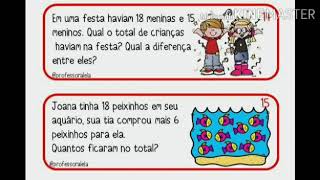 Problemas de adição e subtração- 2o ano- Tia Danny Problemas de adição e subtração- 2o ano- Tia Danny