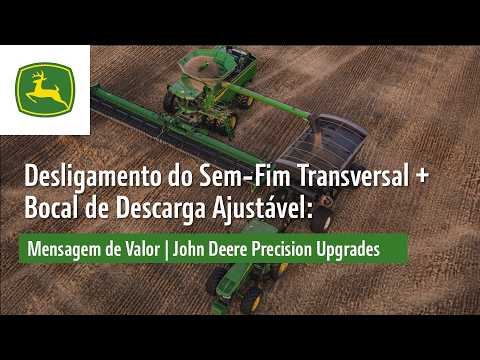 Desligamento do Sem Fim Transversal + Bocal de Descarga Ajustável: Mensagem de Valor