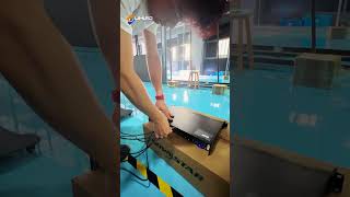 Several foldable poster LED displays can also be combined to form a large screen! #leddisplay #led