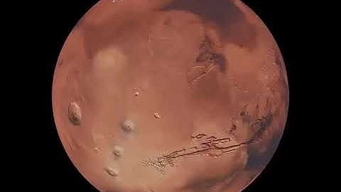 A Full Rotation of PLANET MARS captured by Hubble
