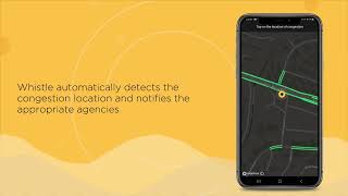 How to report Traffic Congestion with the Whistle App screenshot 4