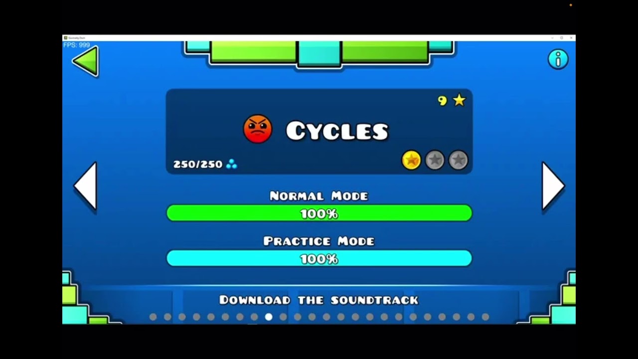 Cycles geometry dash level 9 on midi keyboard (string setting)