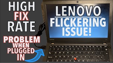 FIX Lenovo Laptop Screen Flickering Plugged In | Lenovo ThinkPad LCD Blinking ON/OFF While Charging