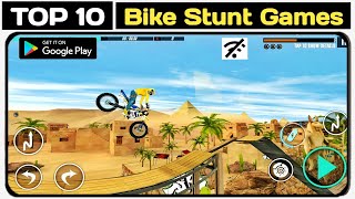 🔥Top 10🔥 Bike Stunt Games For Android 2021 | High Graphics | (Offline) screenshot 4