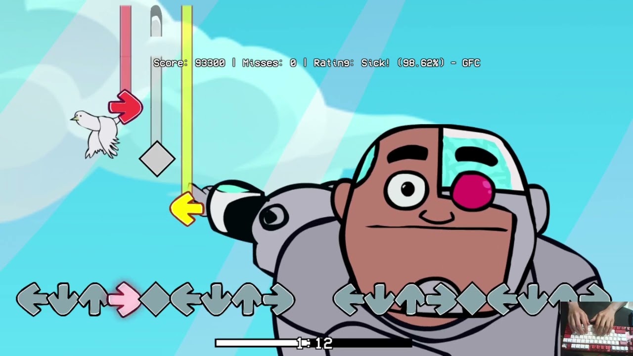 [FNF]Guys Look!!! A 9 KEY BIRDIE!!! (VS BIRDIE BUT PLAY WITH 9KEY ...