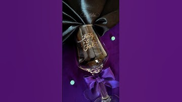 #engraving #wineglass #shorts #calligraphy #lettering #engravingart #glassengraving #birthdaygifts