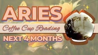 Aries LUCK IS ON YOUR SIDE! Everything Lies In Front Of You! Coffee Cup Reading | NEXT 4 MONTHS