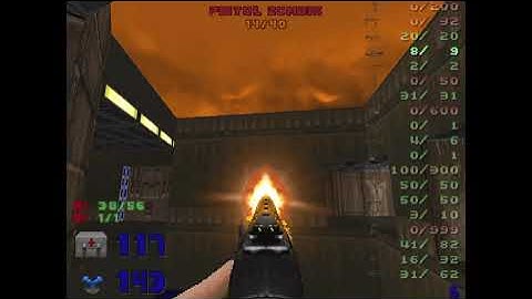 Brutal Doom Doom II level 3, the Gantlet.