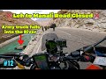 We Started Return Journey from Ladakh but got Stuck in Leh ❌  | Hanle to Upshi | #himalayan450