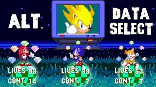 Ultimate Data select en SONIC 3 A.I.R (Mod Download) Ultimate Data select en SONIC 3 A.I.R (Mod Download)