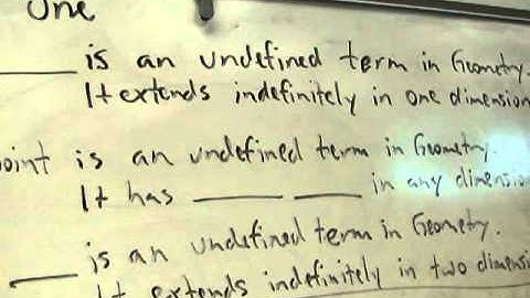Undefined Terms Level One