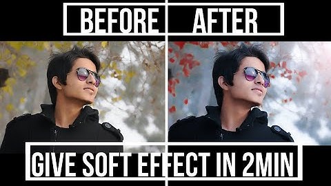 How to change the color of leaves in adobe photoshop | soft effect | adobe photoshop tutorial