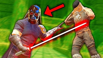 BECOMING DARTH VADER AND USING HIS LIGHTSABER IN VIRTUAL REALITY - Blades and Sorcery VR Mods