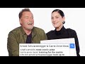 Arnold Schwarzenegger & Carrie-Anne Moss Answer The Web's Most Searched Questions | WIRED