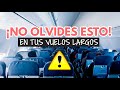 Artículos básicos para un vuelo largo