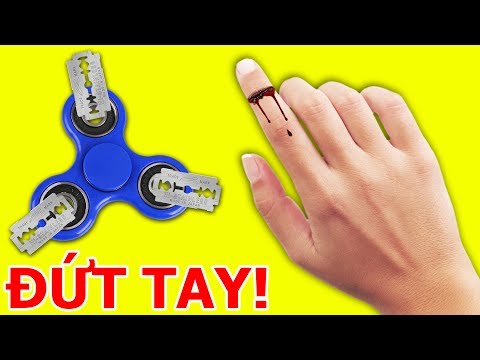 THỬ THÁCH GẮN DAO VÀO FIDGET SPINNER , NGU NGƯỜI ĐỨT TAY!! - THỬ THÁCH GẮN DAO VÀO FIDGET SPINNER , NGU NGƯỜI ĐỨT TAY!!