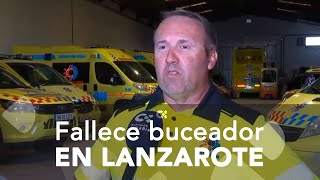 Muere un buceador tras ser sacado del agua en parada cardiorrespiratoria en Lanzarote