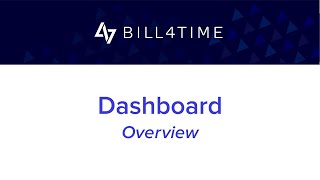 Dashboard | Bill4Time