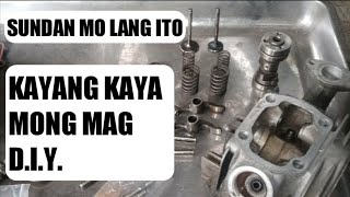 PAANO MAG ASSEMBLE ng CYLINDER HEAD / PARTS LABELED