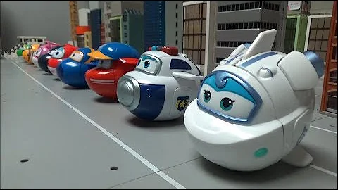 슈퍼윙스 10대 알 비행기 로봇 변신 장난감 놀이 Super Wings 10 Egg airplanes robot transformation toys play