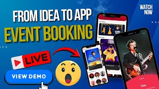How to Make an Event Booking Website & App | Live Demo of Event Booking App screenshot 3
