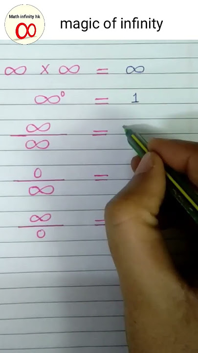 infinity 🎯 Math infinity hk #infinity #maths #shorts #trendingshorts
