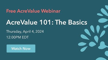 AcreValue 101