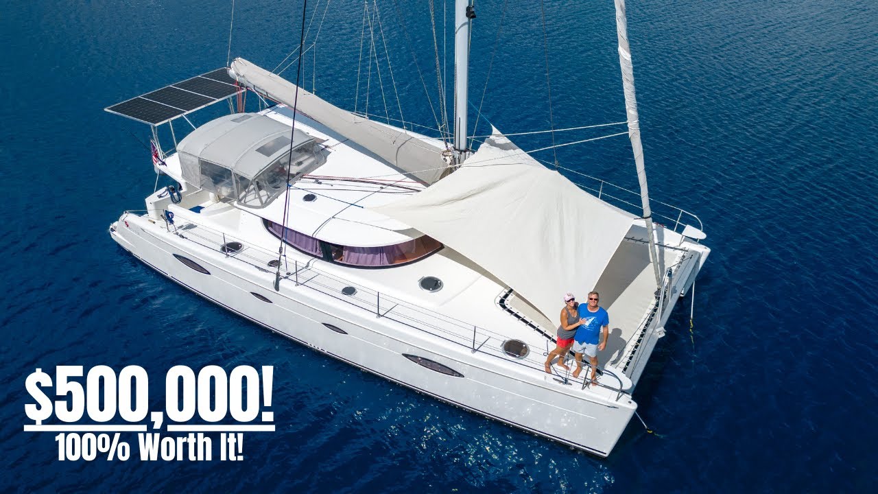 Ultimate Comfort + World Sailing 48′ Catamaran (FULL Inside & Outside Tour)