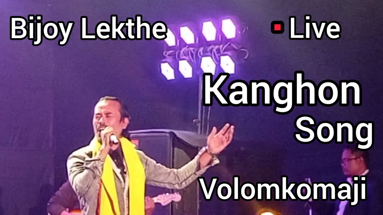 Bijoy Lekthe Kanghon song   Live Performance