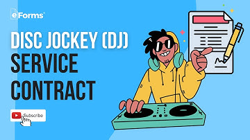 Disc Jockey (DJ) Service Contract - EXPLAINED