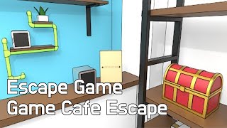 Escape Game Game Cafe Escape Walkthrough (masasgames)