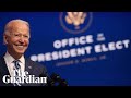 'An embarrassment': Biden responds to Trump's refusal to concede election